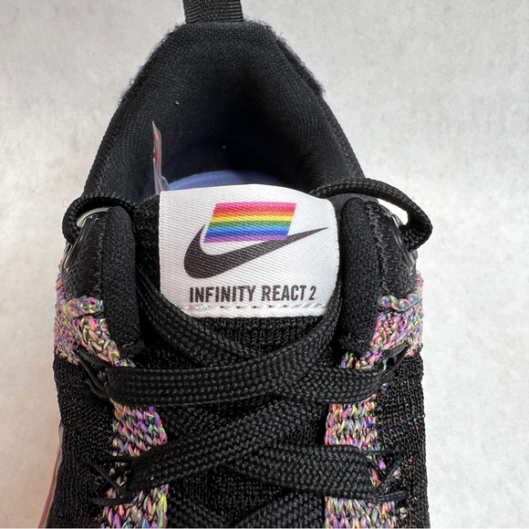 NIKE BETRUE React Infinity Run Flyknit 2 Be True - DD6790-001 - Sz M5.5/W7 - Picture 6 of 16